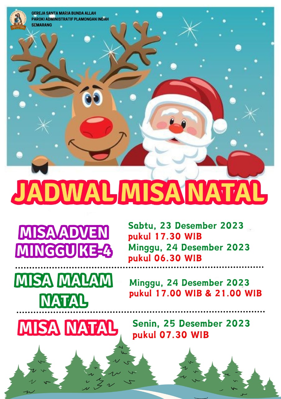 Jadwal Misa Natal Gereja Katolik Di Kevikepan Semarang Keuskupan