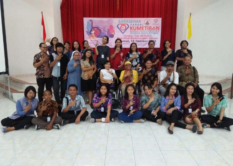 Komunitas Misa Inklusi Difabel Paroki Kumetiran