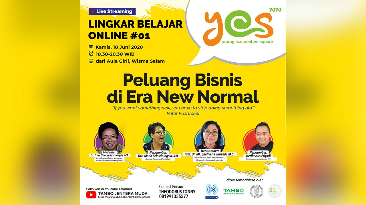 [YES 2020] Lingkar Belajar Online : Peluang Bisnis di Era New Normal