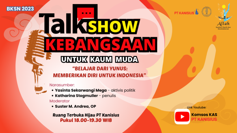 Talkshow Belajar Dari Yunus Memberikan Diri Untuk Indonesia