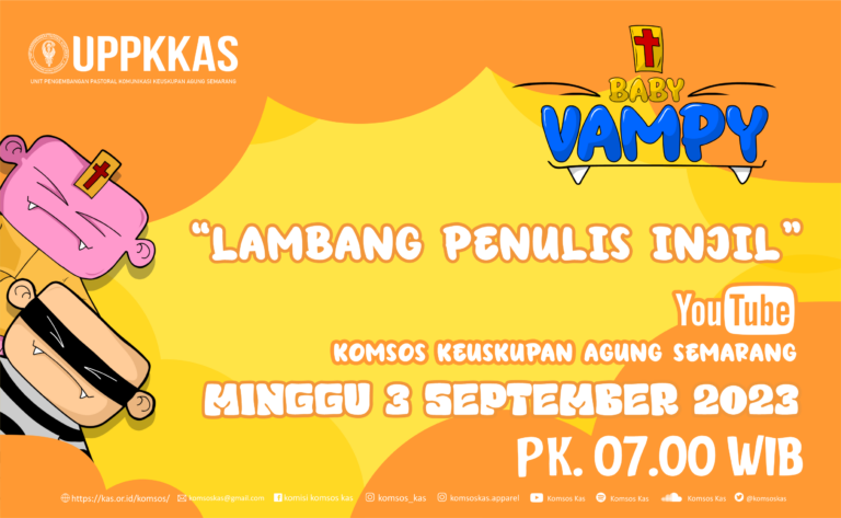 IKLAN BABY VAMPY LAMBANG PENULIS INJIL