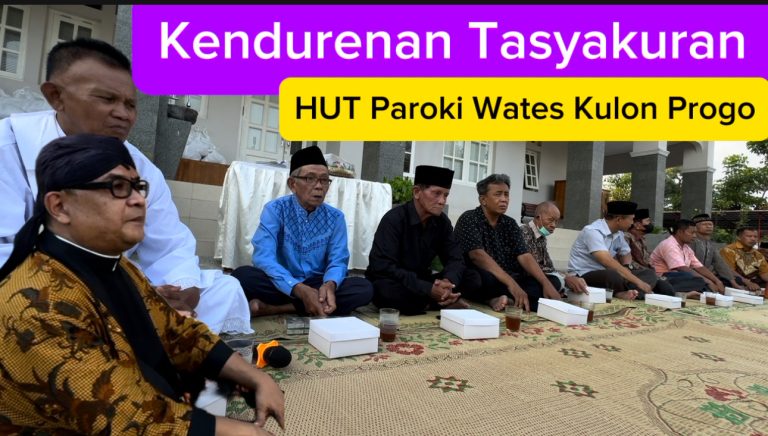 Kendurenan Tasyakuran HUT Ke-71 Paroki St. Maria Bunda Penasihat Baik Wates