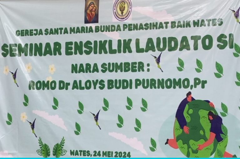 Seminar Ensiklik Laudato Si’ Paroki Wates Kevikepan Yogyakarta Barat