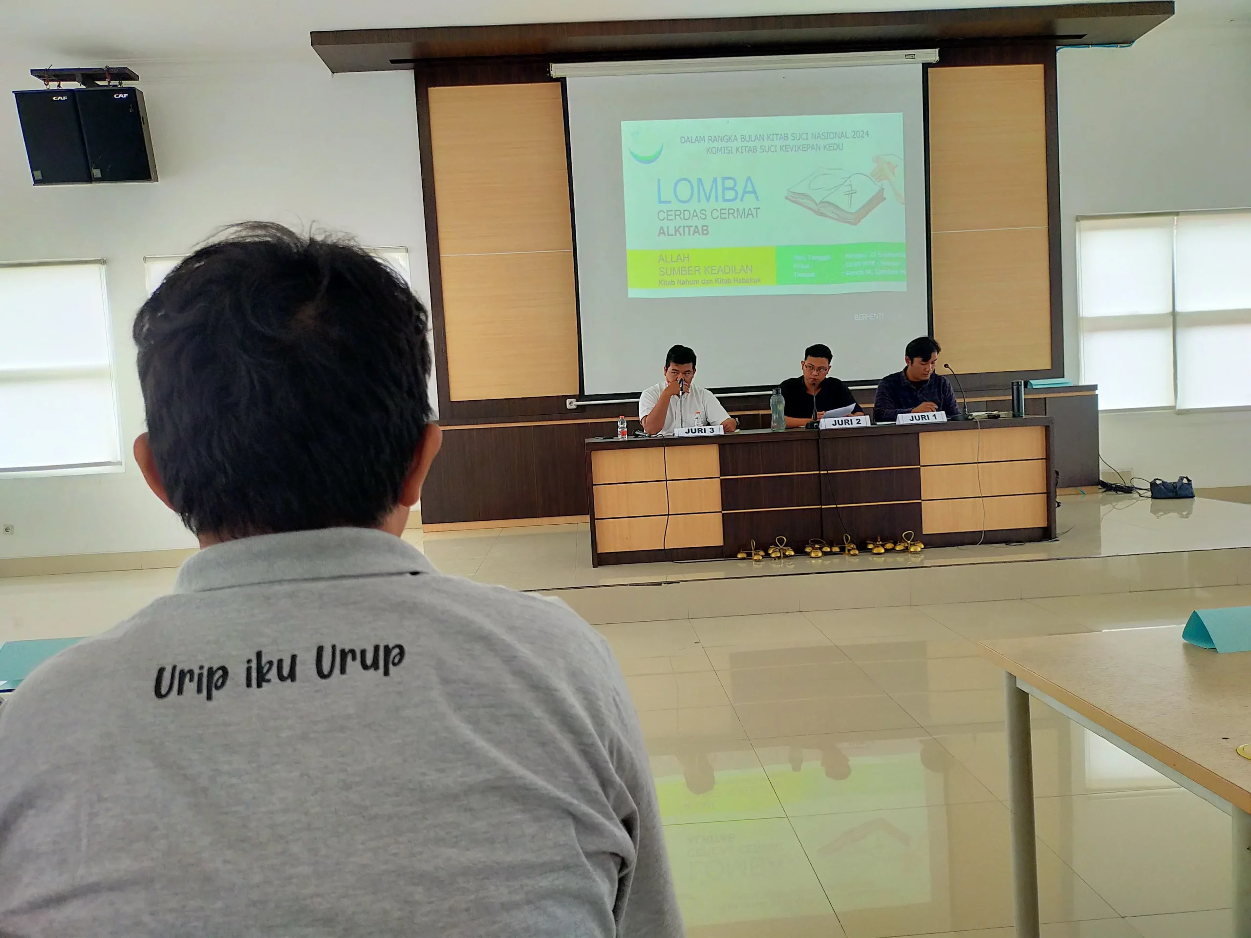 Suasana lomba cerdas cermat di GPP Ignatius Magelang, Masukanulis/Kedu/Kas.or.id