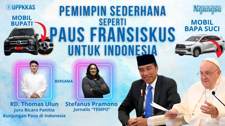 Saat Sekelas Bupati Naik Mercy dan Camry, Bapa Suci Datang Menghampiri