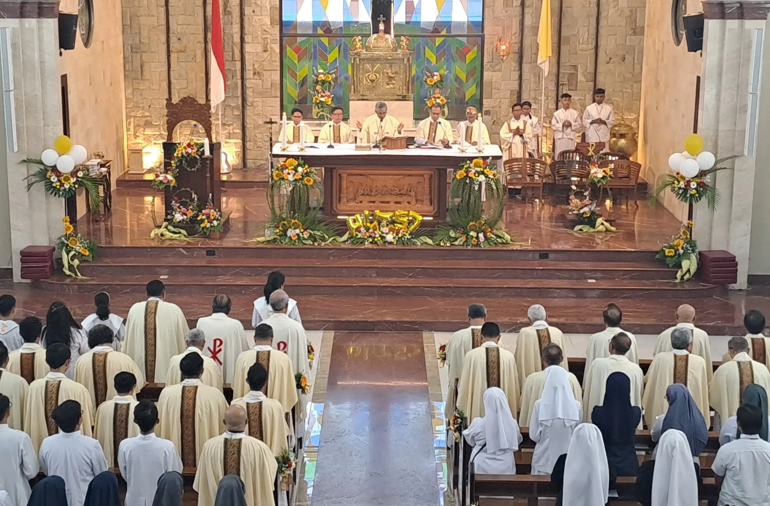 Momen Hari Ulang Tahun Kevikepan HUT ke-57 di Gereja St. Mikael Panca Arga 21 Agustus 2024