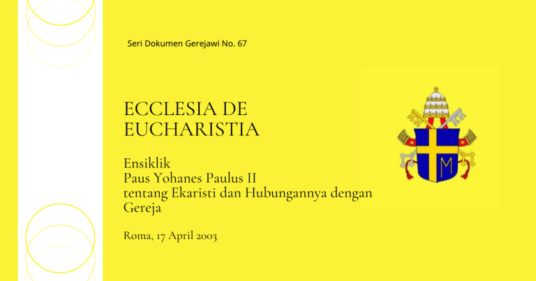 Ecclesia de Eucharistia