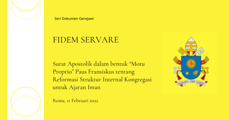 FIDEM SERVARE