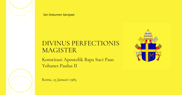 divinus perfectionis magister