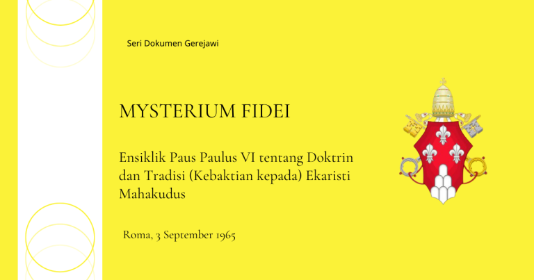 mysterium fidei
