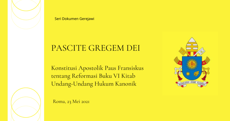 pascite gregem dei