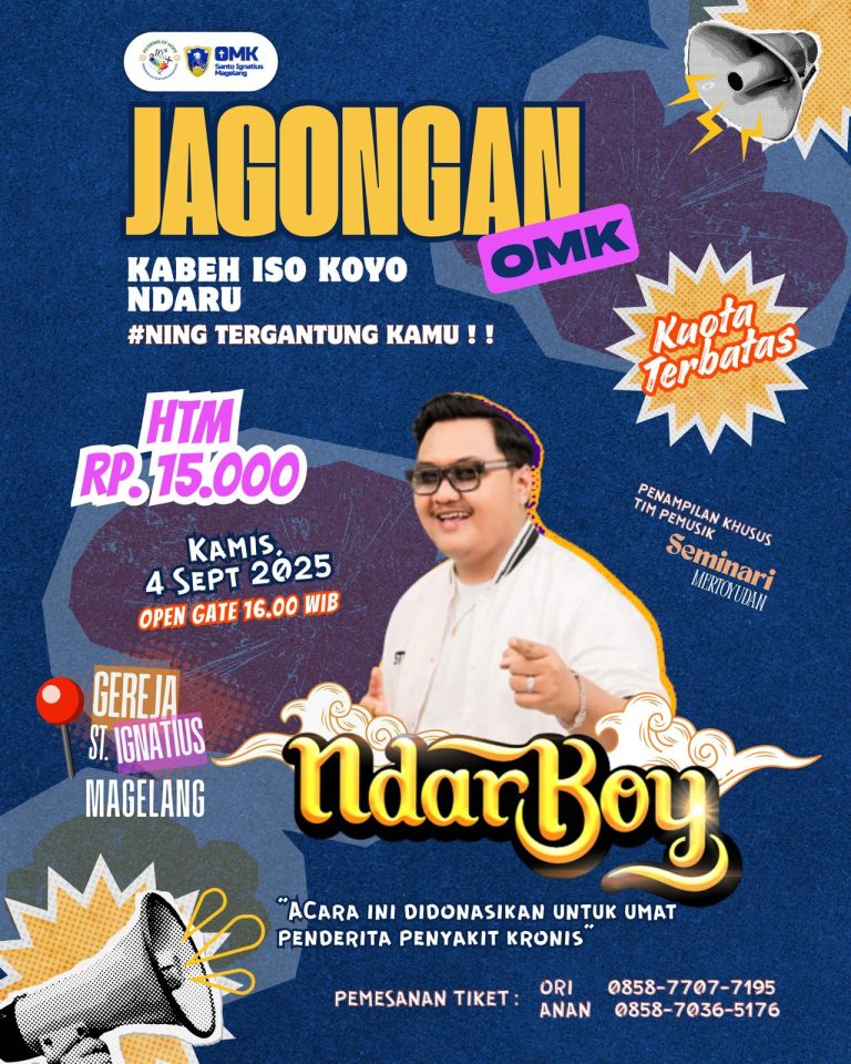 Poster Jagongan OMK, rangkaian aara HUT ke-125 Paroki St. Ignatius Magelang/Dok/Panitia