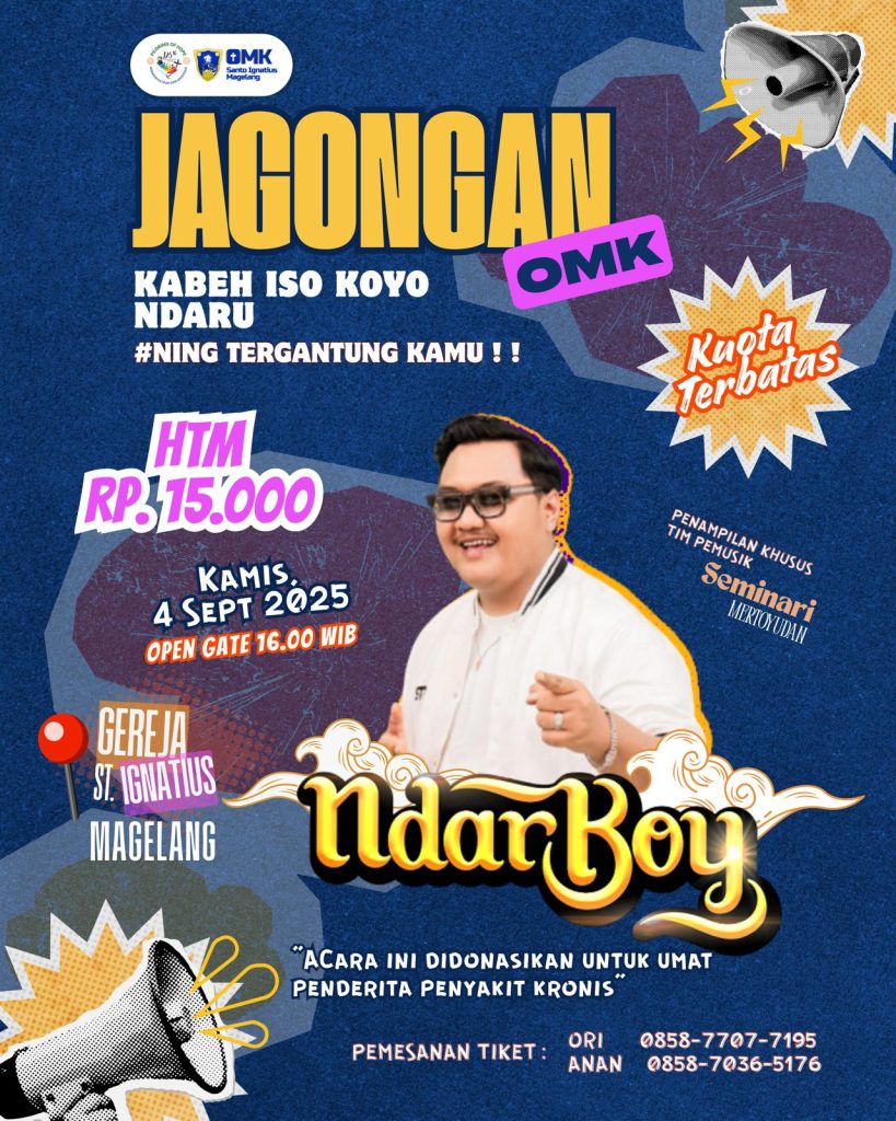 Poster Jagongan OMK, rangkaian aara HUT ke-125 Paroki St. Ignatius Magelang/Dok/Panitia
