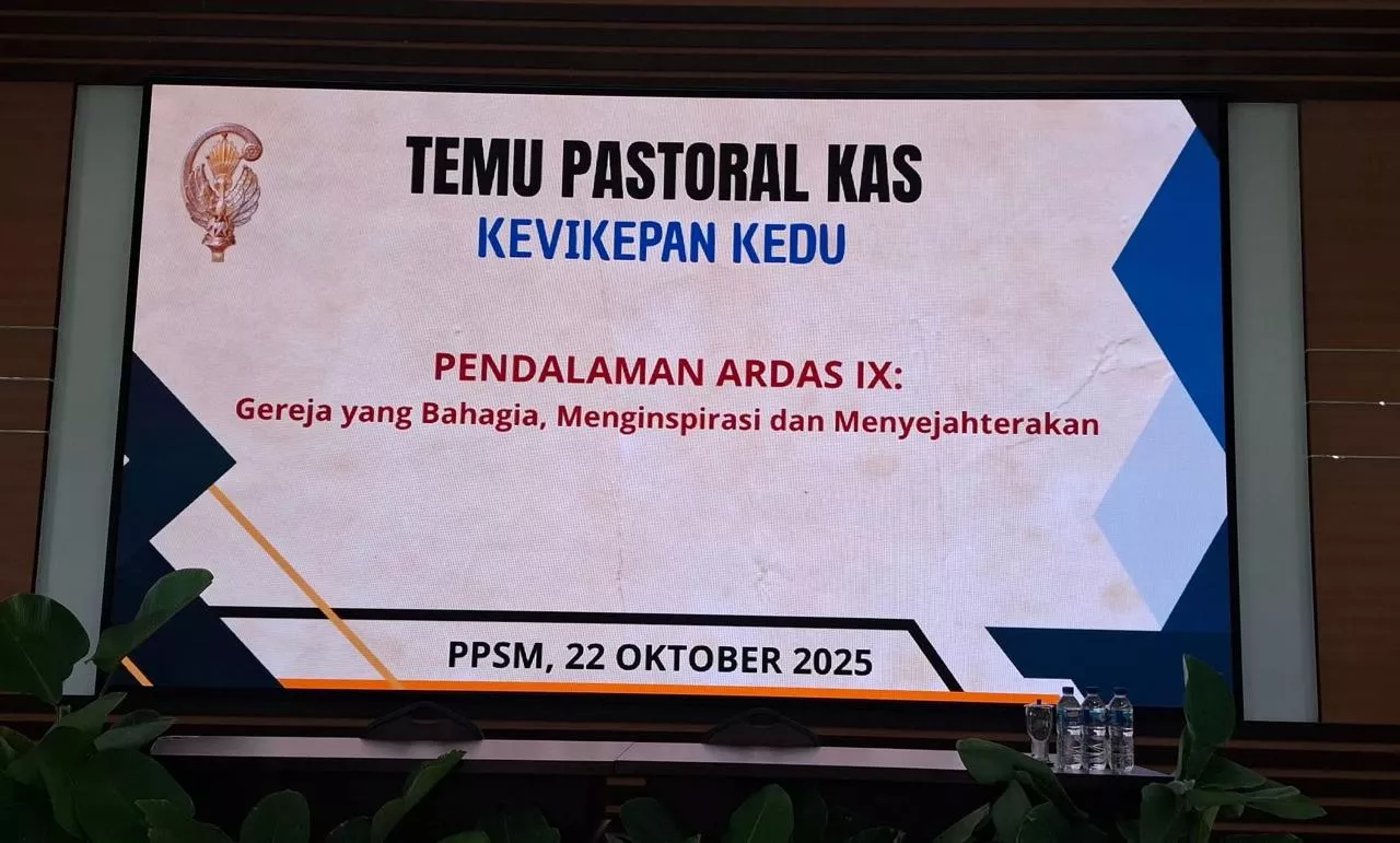 Momen Temu Pastoral 2025 Kevikepan Kedu di Aula Kompleks Pusat Pastoral Sanjaya Muntilan Rabu, 22 Oktober 2025/Harry Nug/KOMSOS KEDU.