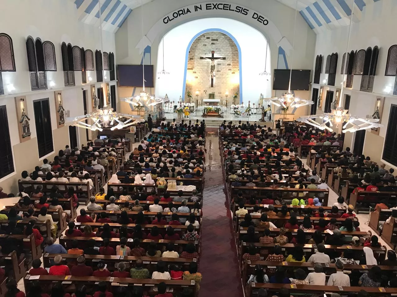 Misa Indulgensi Yubileum 2025, di Gereja Santo Ignatius, Magelang, Jawa Tengah, Jumat, 28 November 2025 sore/Komsos Kedu/Harry Nug.