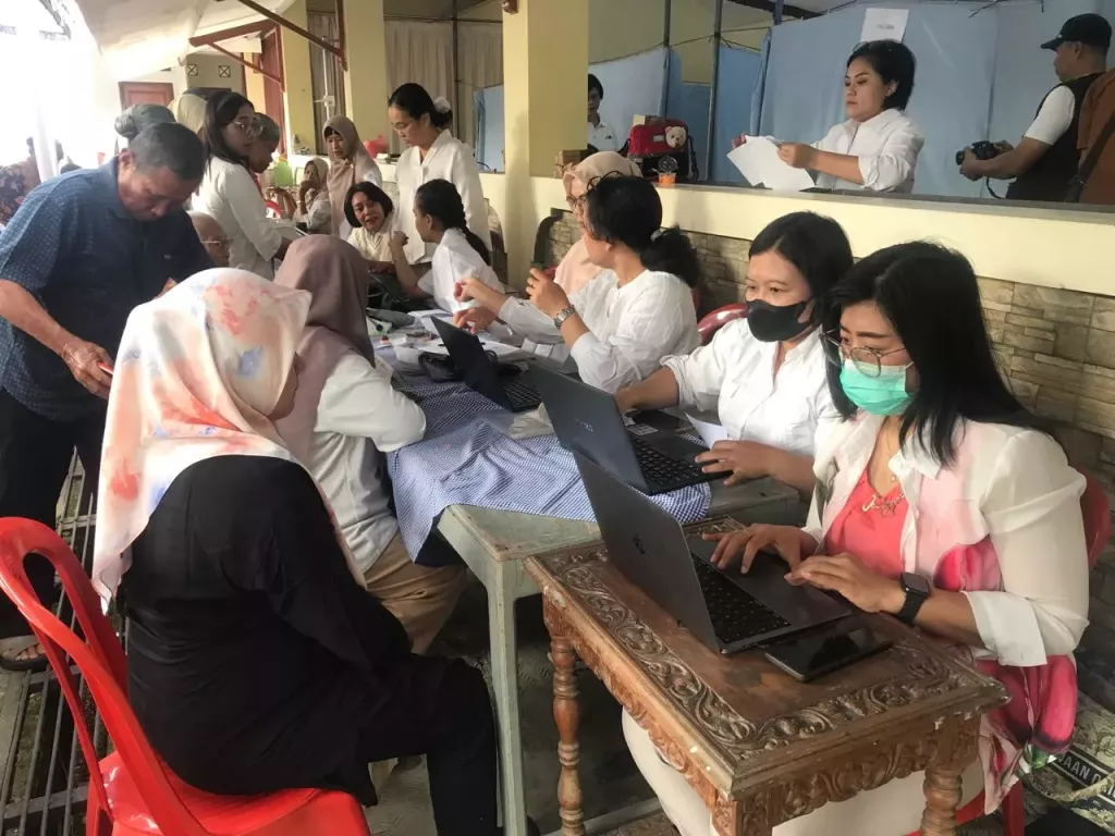 Momen acara ‘’Meet Your Doctor’’ oleh paguyuban Kadang Kinasih, Sabtu, 13 Desember 2025 di Desa Tegalsari, Kabupaten Magelang/Komsos Kedu/Harry Nug.