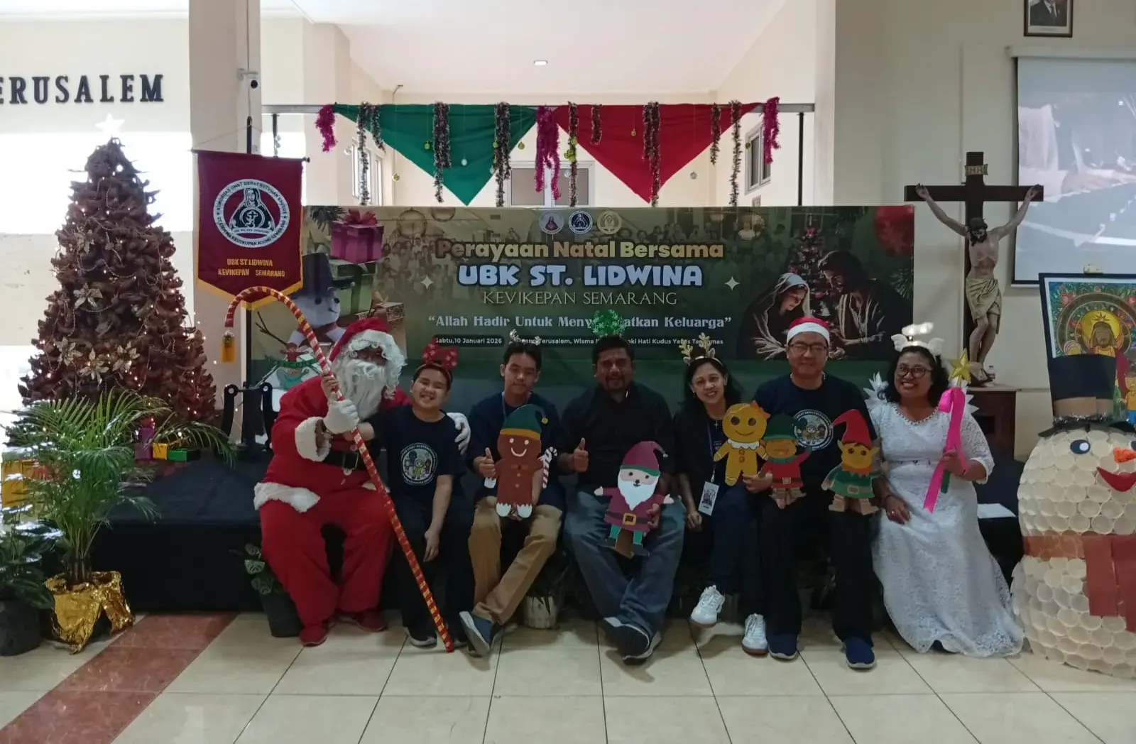 UBK Santa Lidwina Kevikepan Semarang Adakan Natalan Bersama