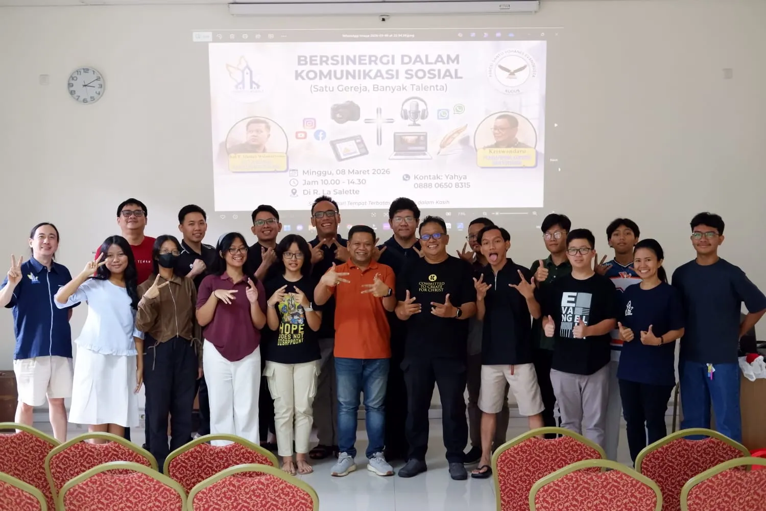 Komsos Paroki Kudus Bersinergi untuk Menjadi Pewarta Gereja