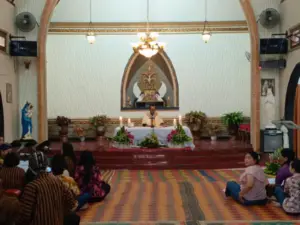 Momen Misa Inkulturasi Minggu Kerahiman Tuhan di Kapel Santa Maria Karanggedong Sabtu, 11 April 2026 pukul 14.00 WIB.