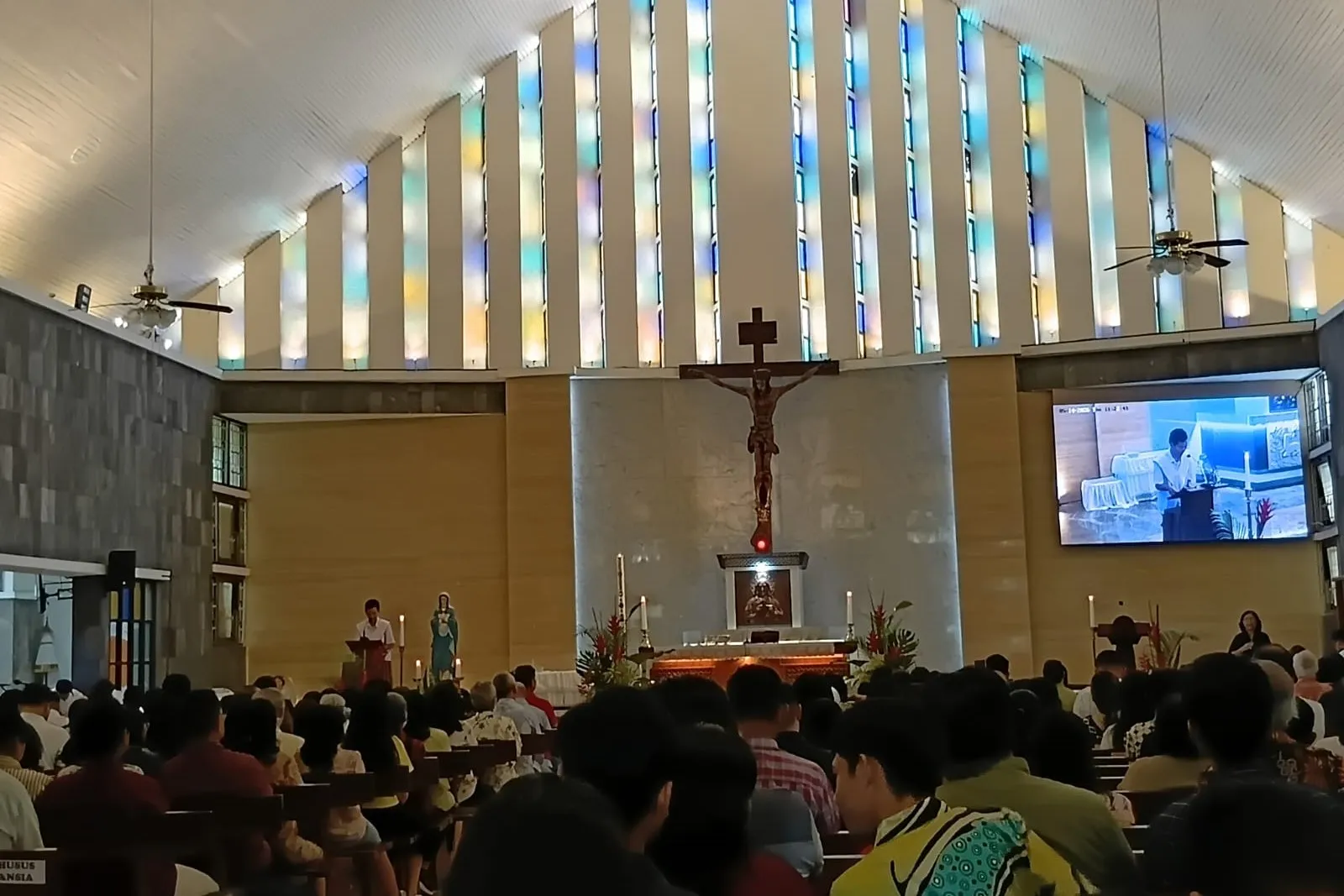 Misa Hari Raya Kenaikan Yesus Kristus di Paroki Bongsari Bersama Kelompok UBK