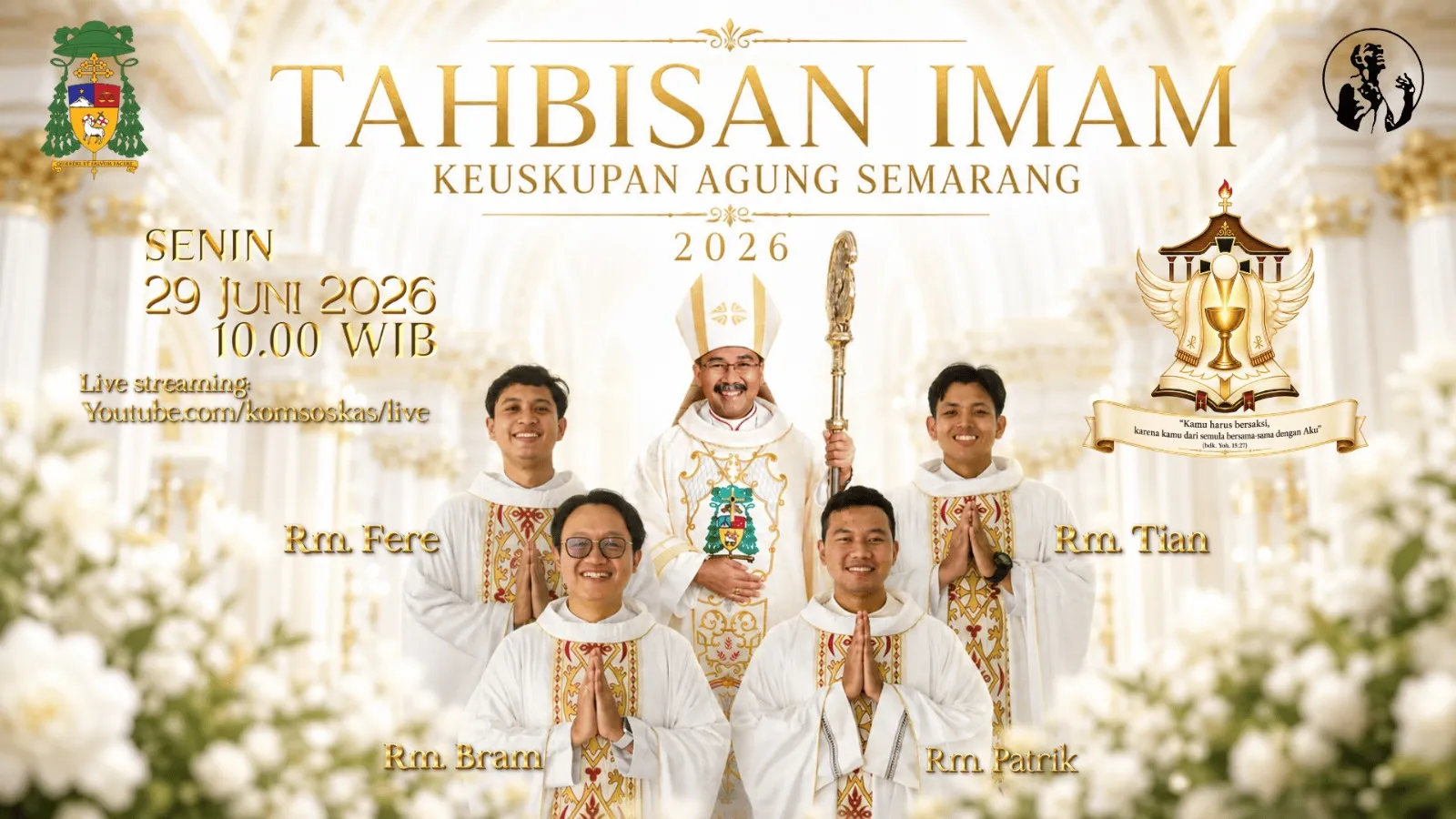 Tahbisan Imam 2026 Keuskupan Agung Semarang