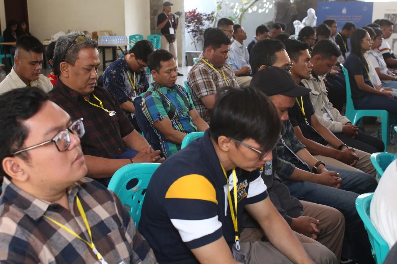 Momen acara Komunitas Jomlo Katolik di Gua Maria Kerep Ambarawa (GMKA) pada Minggu, 12 Juli 2026. Dokumentasi oleh Harry Nugroho, Dimas Bangkit dari Komsos Kedu.