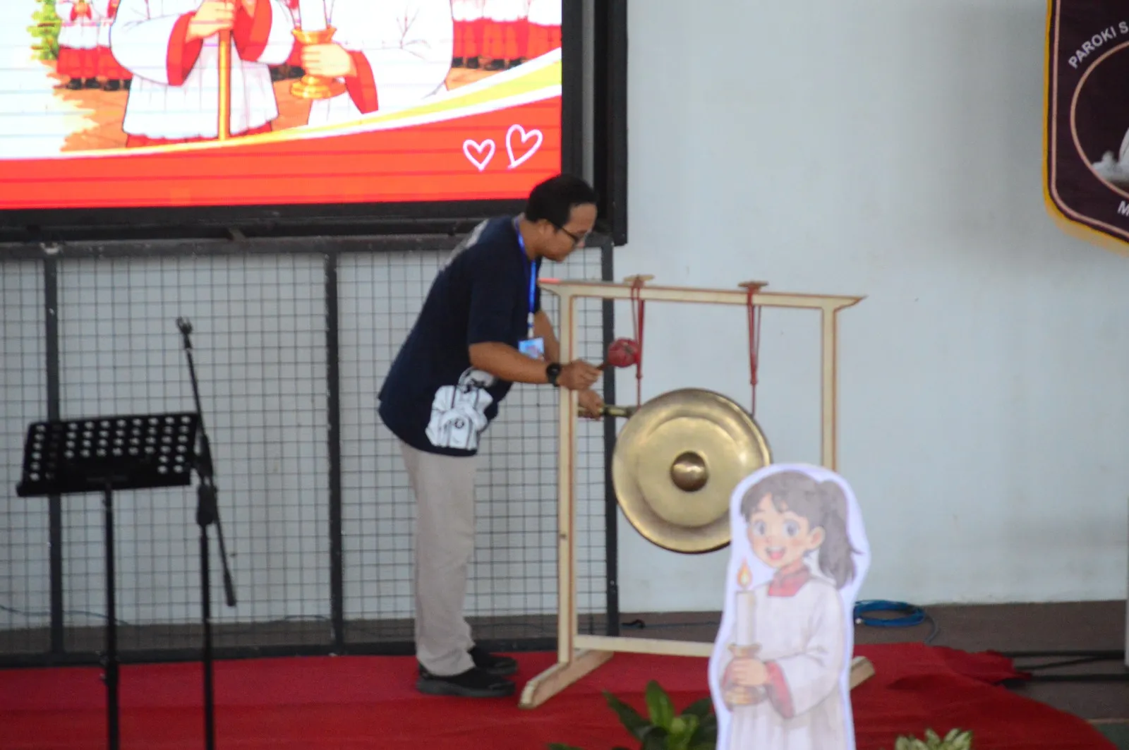 Momen Temu Misdinar Kedu di GOR Laudato Si, kompleks Seminari Mertoyudan, Minggu (20/9/2026).