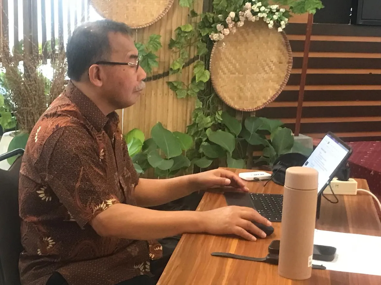 Mgr. Robertus Rubiyatmoko saat mengikuti TEPAS 2026 Rabu,14 Oktober 2026 di PPSM Muntilan, . Foto Dok.KOMSOS Kedu.