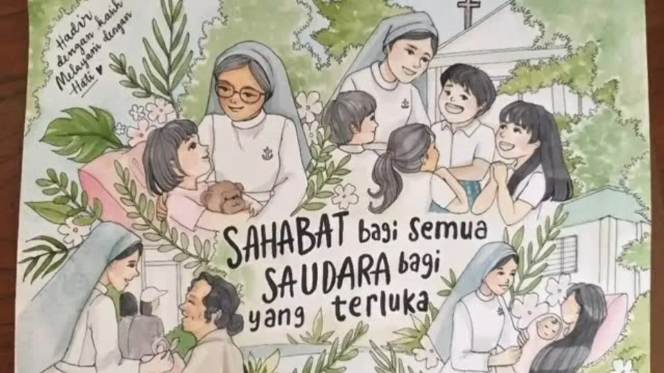 Sampul karya Kongregasi Biarawati Abdi Kristus di Instagram
