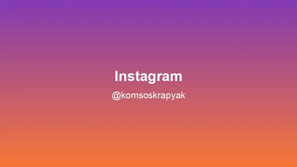 Sampul karya KOMSOS Gereja St. Ignatius Krapyak di Instagram